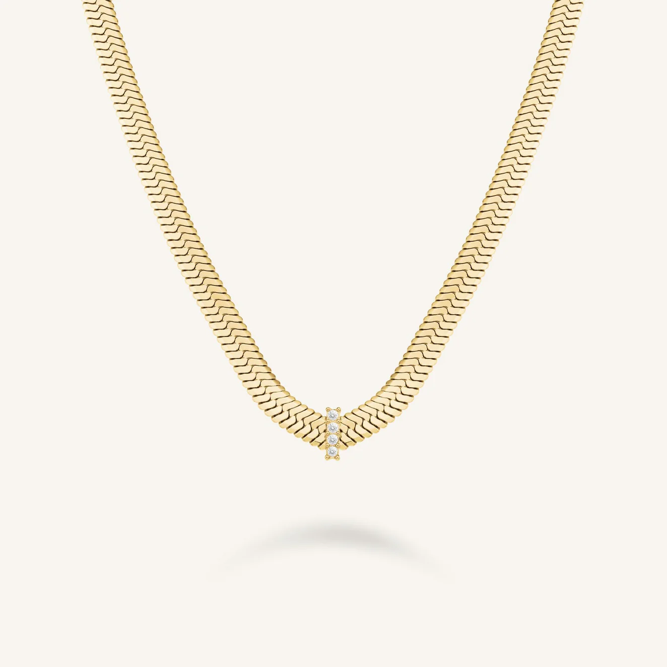 Crystal Snake Necklace