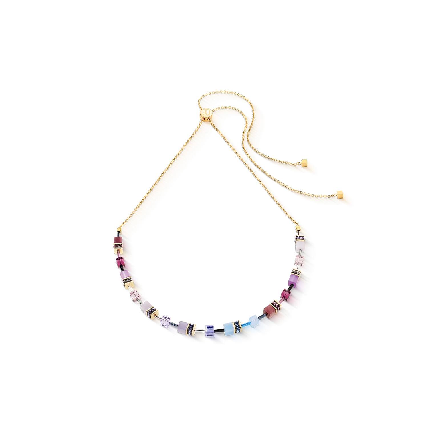 De GeoCUBE® Iconic Chain ketting Mystic Orchid goud, modelnummer 3030/10-0807, is een elegante aanvulling op elke sieradencollectie. Met zijn verfijnde juweelbuisdesign straalt hij luxe uit. Draag deze ketting op een simpel, effen topje of jurk om het echt te laten schitteren. Perfect voor zowel formele gelegenheden als casual uitstapjes.