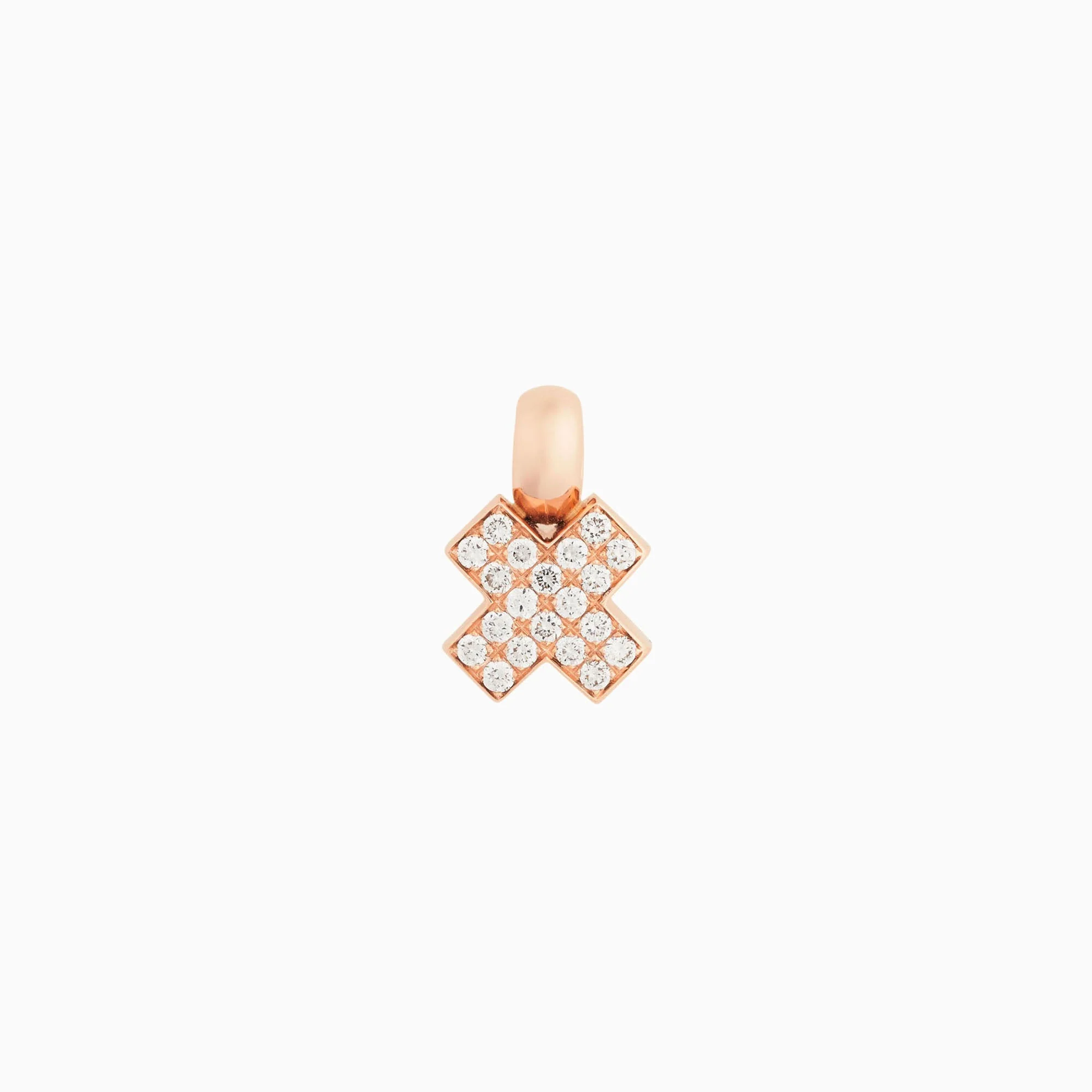 Deze verfijnde Joy hanger ‘Kusje’ is gemaakt van 18 karaat roségoud en voorzien van een fonkelende witte diamant van 0,15 ct. Dit tijdloze en speelse sieraad is te vinden onder referentie 8HR3400BR.
