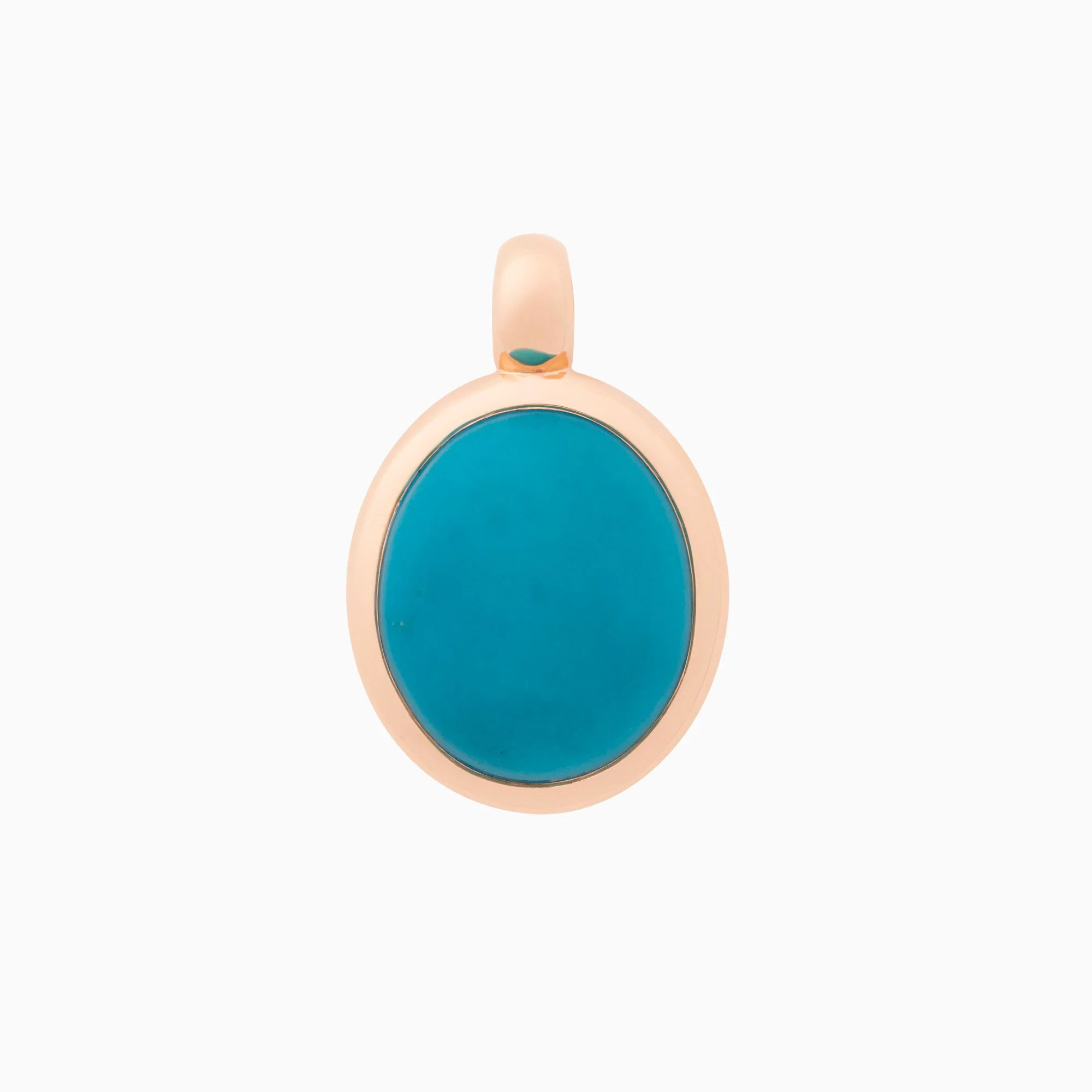 De Sushi hanger in 18 karaat roségoud is gezet met een levendige turkoois cabochon. Dit speelse en stijlvolle sieraad met referentie 8HR3425 geeft elke look een frisse, tijdloze touch.