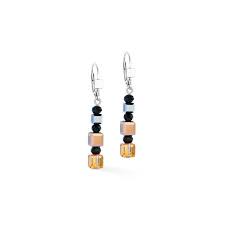 Coeur de Lion GeoCube Precious Nature oorhangers - 2101/20-1633