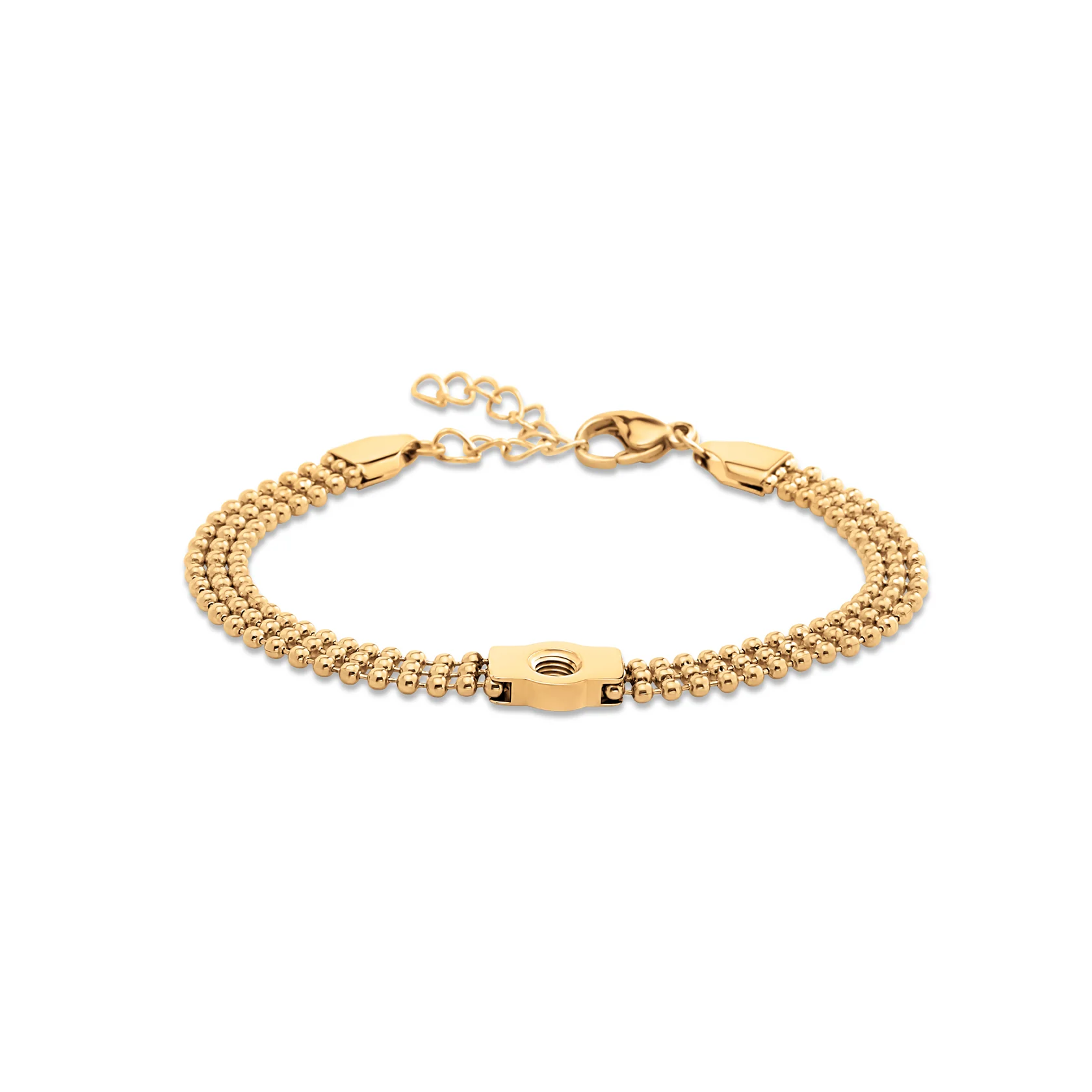Melano vianne bracelet goudkleurig