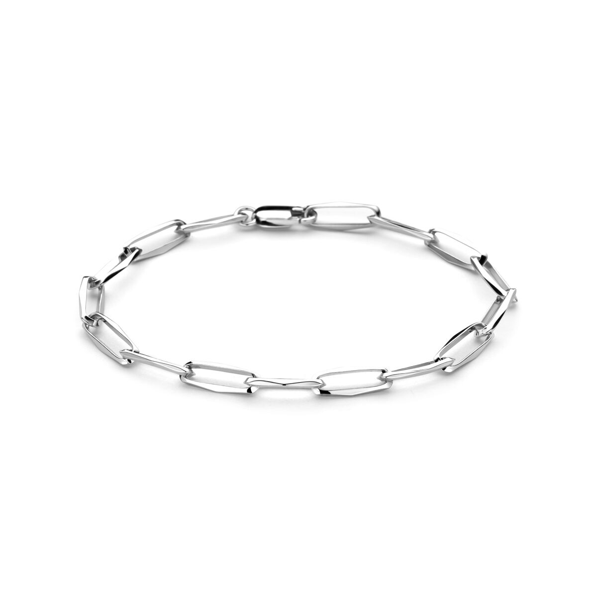 Zilveren closed forever armband 21 cm 5 mm Massief