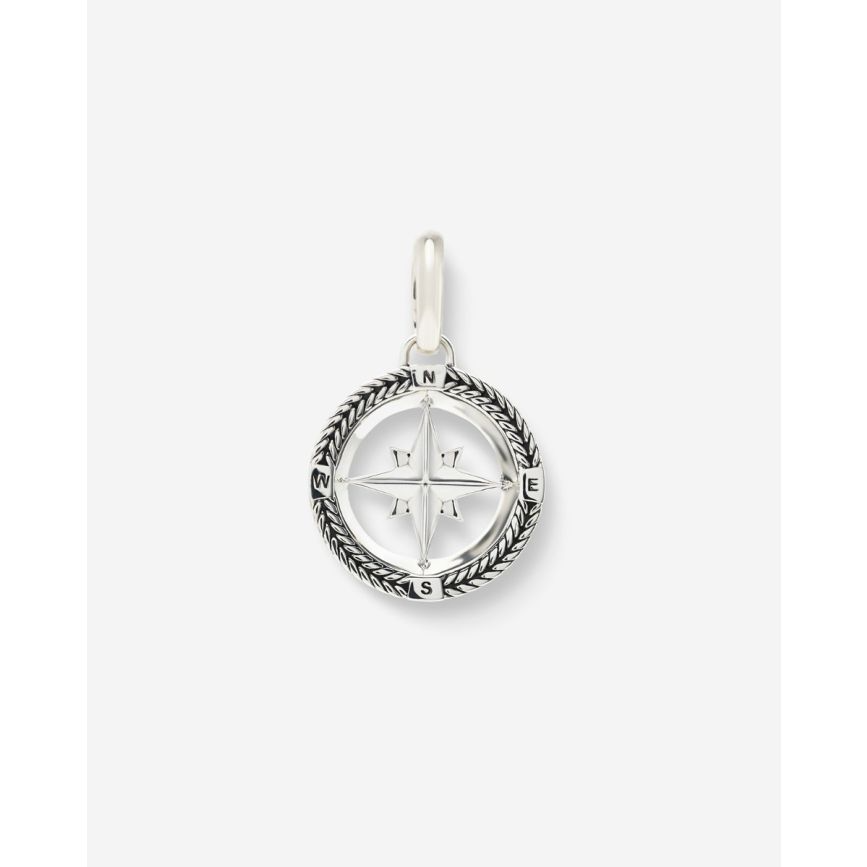 059 one - Pendant Barbara Mini Compass Silver