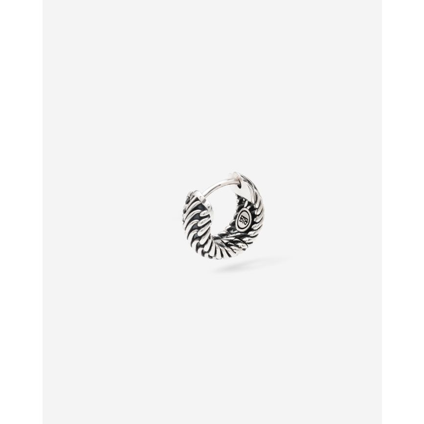 089 one - Hoop Edwin Silver Single Piece