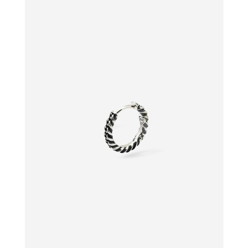 198 one - Hoop Nathalie Silver Single Piece