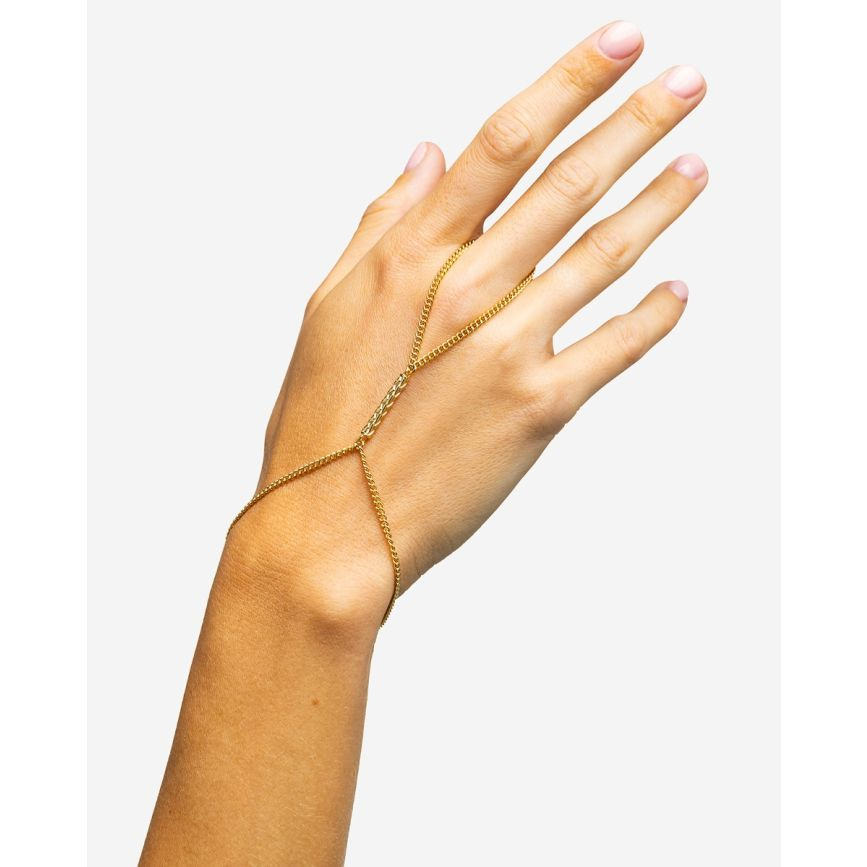handarmband zilver verguld