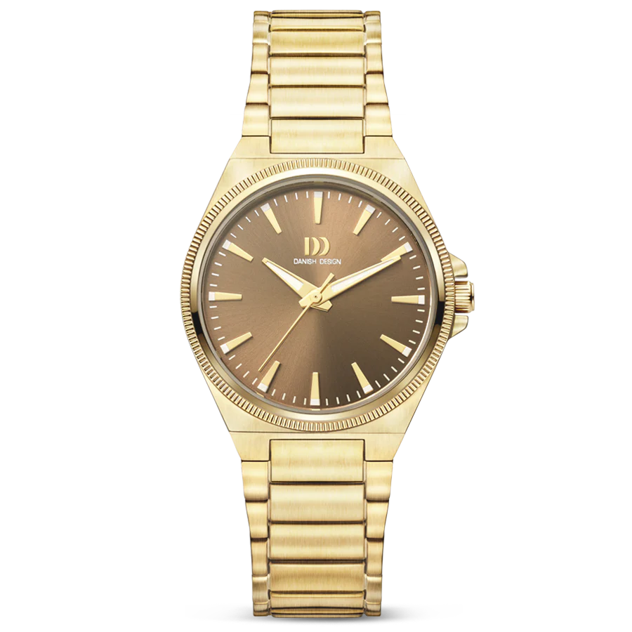Danish Design horloge met stalen band, DKX Pro Gold Husky Hazel
