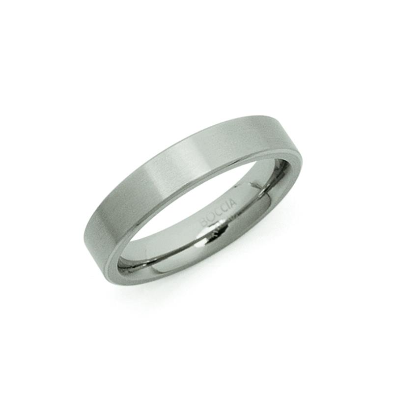 Dit is een ring van het merk Boccia Titanium
