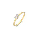 Blush Lab Diamonds ring geelgoud 0.15ct/0.10ct, maat 54 | LG1030Y/54