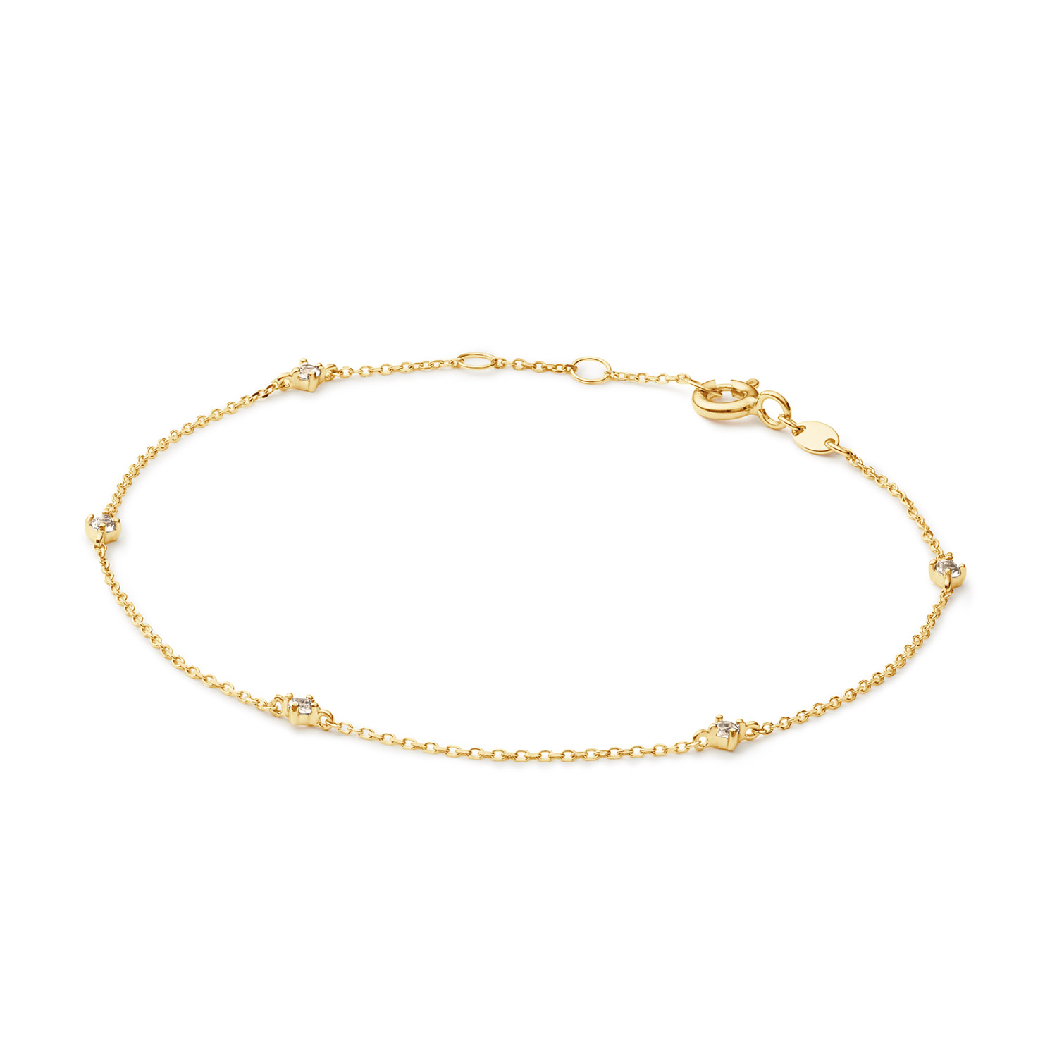 Speciaal voor het 5-jarige jubileum van Jackie Gold is deze armband ontwikkeld. De armband is van 14 karaat goud en bevat 5 echte witte topaas edelstenen. De armband is verstelbaar.

"Memories from Amsterdam. 
De stad waar de grachten fluisteren, kunst ademt en verhalen overal voelbaar zijn. Voor deze fall/winter collectie liet ik me inspireren door het Amsterdam van toen en nu. Een ode aan 750 jaar stadsglorie én 5 jaar Jackie. Elk sieraad, van de verfijnde Vermeer ketting tot de statement Canal Ring vertelt een verhaal. 