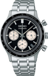Seiko heren pols horloge model SSB47791 staal met stalen band. 5 ATM waterdicht.
