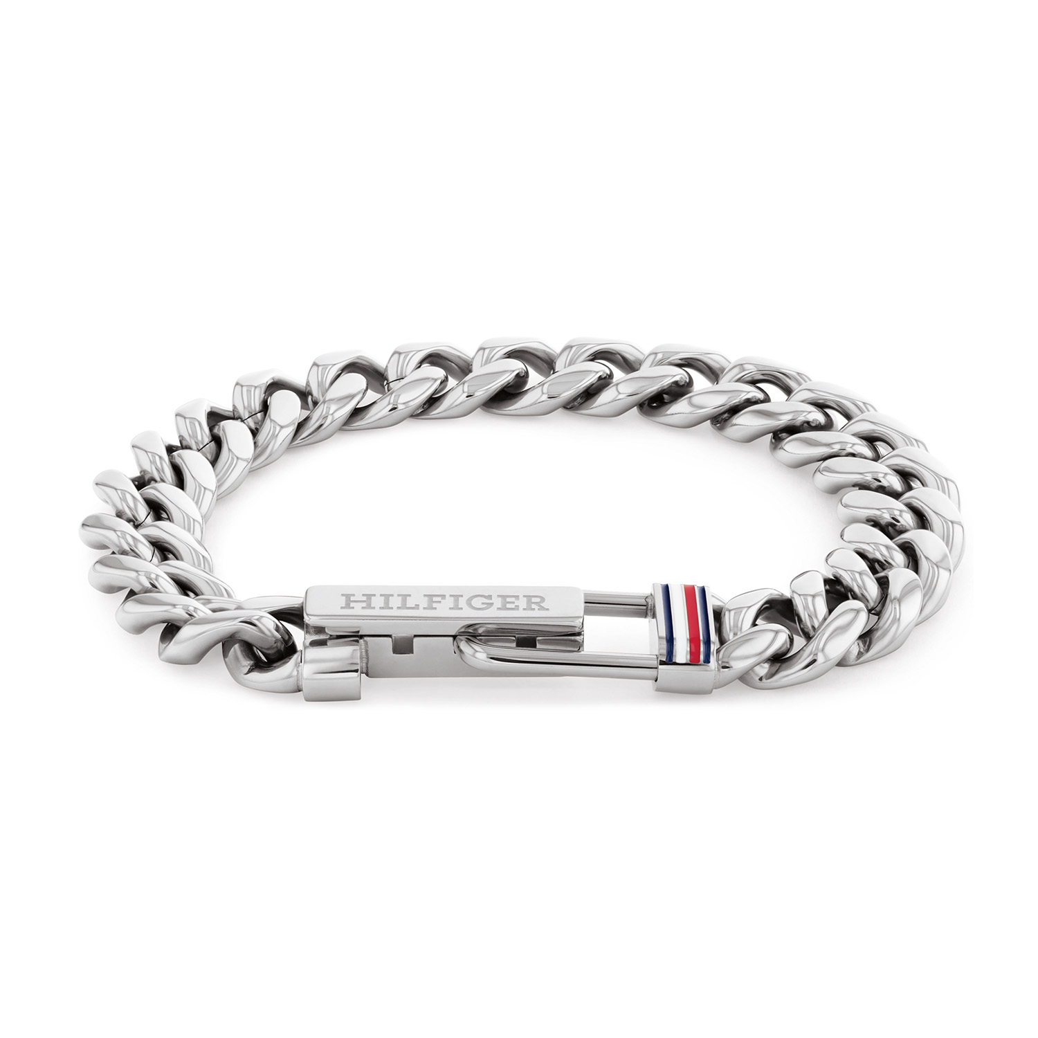 Tommy Hilfiger Jewels TJ2790610 Armband Heren Staal 19cm Adj
Deze armband van Tommy Hilfiger uit de jewelry serie Adjustable Chain met nr: TJ2790610 is een stoer model, een musthave voor je Tommy collectie. De stalen glanzende heren armband heeft een gourmet schakel en een klapsluiting die op meerdere lengtes te stellen is. Hij heeft een breedte van 11mm en een totale lengte van 19cm. Ook leuk te combineren met andere armbanden en sieraden van Tommy Hilfiger.

Het merk:
Tommy Hilfiger is wereldwijd één van de grootste designer lifestyle merken en is internationaal bekend om haar classic American cool stijl. De sieraden zijn voor dames en heren met een eigen stijl, die niet bang zijn om dit aan de wereld te laten zien.

Specificaties:
- Armband
- Materiaal: Staal
- Lengte 19cm verstelbaar
- Heren sieraad