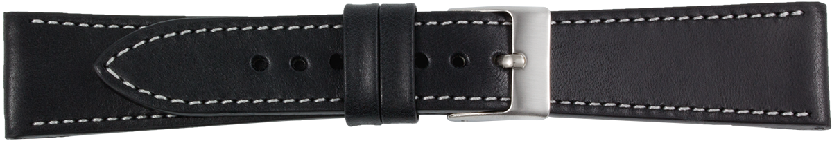 PREMIUM leather watchstrap black
 12622