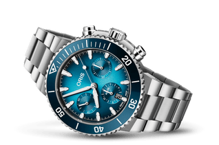 Aquis chronograph blue 