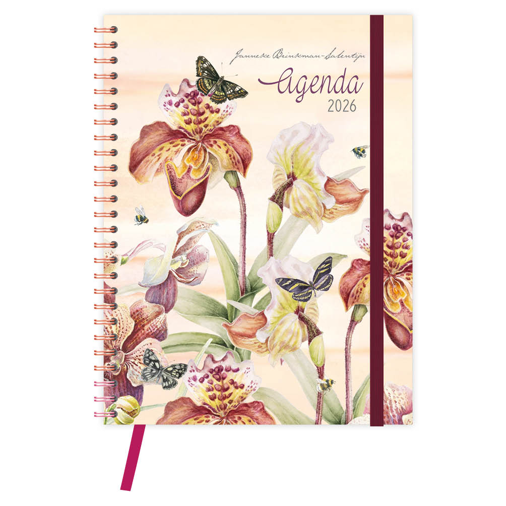 Deze luxe en stijlvol vormgegeven bureau-agenda van Janneke Brinkman is voorzien van een mooie bladwijzer en een praktisch insteekvak. De agenda bevat bovendien alle Nederlandse en Belgische feest- en vakantiedagen. Deze luxe bloemenagenda met gedichten, quotes en persoonlijke verhalen zit bordevol afbeeldingen van recente werken van Janneke Brinkman: al meer dan 25 jaar maakt zij iedere maand een nieuwe aquarel van bloemen die haar op dat moment inspireren. In deze agenda neemt Janneke u graag mee op haar reis door de botanische wereld.
* Een luxe in het oog springende harde kaft met prachtige hoogglans accenten.
* Met prachtige gedichten en persoonlijke verhalen van Janneke Brinkman.
* Met handige extra’s zoals een leeslint, bewaarvakje en uitscheurbare ansichtkaarten.
Formaat: 17,5 x 23,5 cm