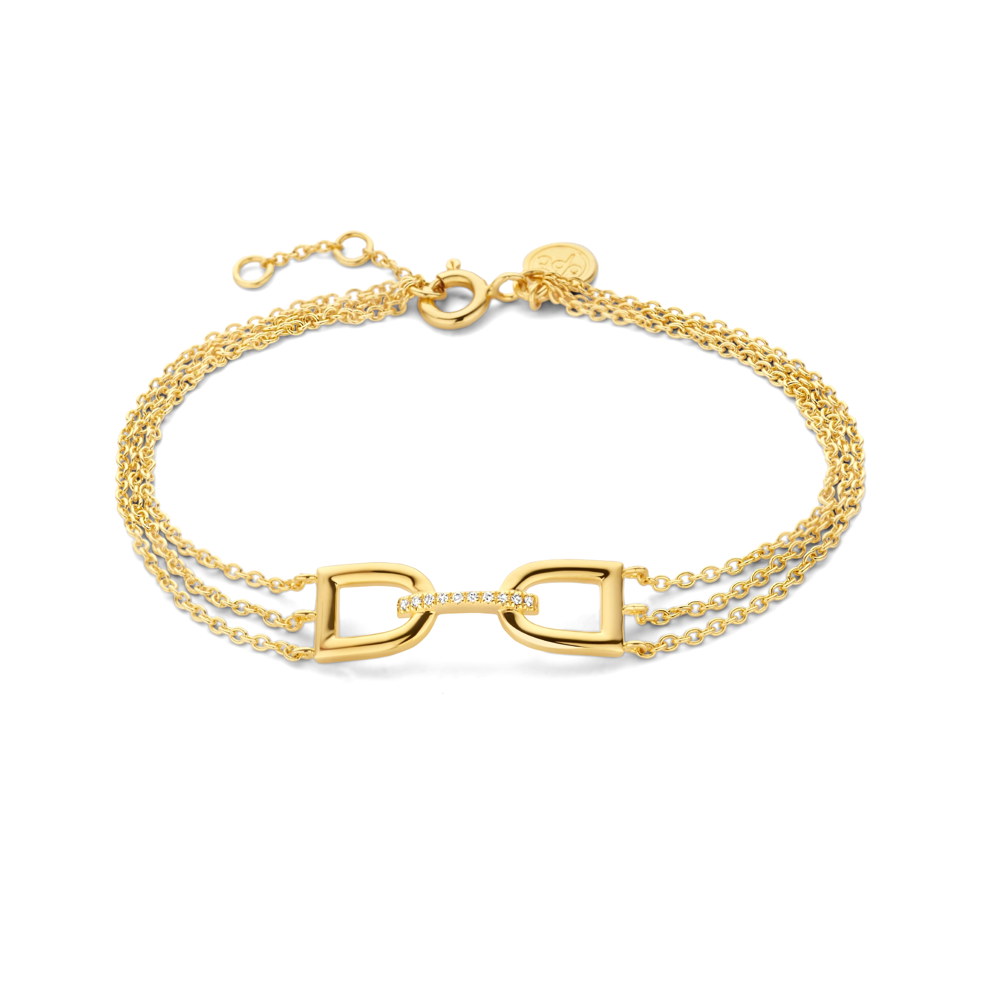 De Diamanti per Tutti armband M2313-3S1-S16S17S18 is een elegant juweel met een zilveren vergulding en een diamant van 0,030ct. Dit fantasiearmbandje voegt een vleugje glamour toe aan elke outfit. Draag hem solo voor een subtiele look of combineer met andere armbanden voor een gedurfde, gelaagde stijl. Perfect voor elke gelegenheid!
