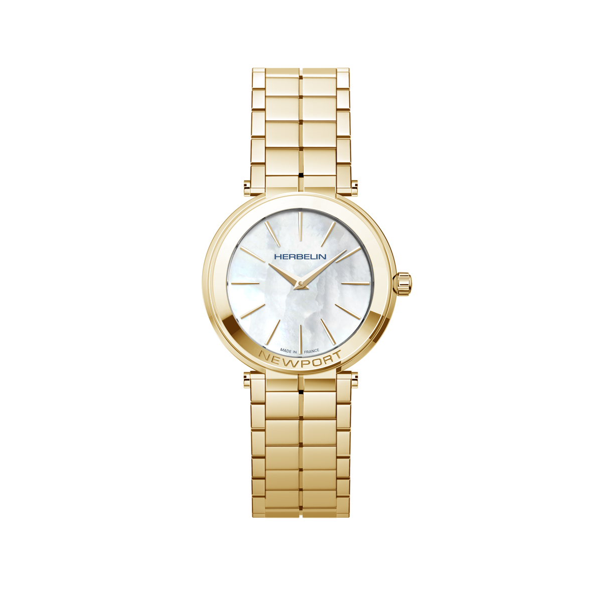 Herbelin Newport 16922BP19 met parelmoer wijzerplaat, is een stijlvol polshorloge. Draag het comfortabel om uw pols met vlindersluiting. Perfect voor dagelijks gebruik of speciale gelegenheden. Strak ontwerp en duurzame constructie maken het een uitstekende keuze voor elke outfit. Voeg een vleugje elegantie toe aan uw look met dit veelzijdige horloge.