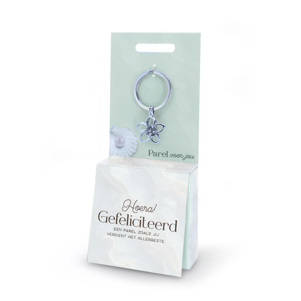 Of het nu gaat om een lief gebaar voor een dierbare of een gelukswens voor een
speciaal moment, deze sieraden en sleutelhangers met verborgen parel zijn uniek,
origineel en heel bijzonder om cadeau te geven én te krijgen.