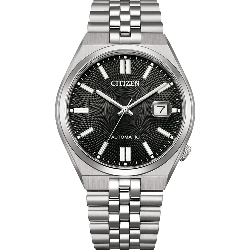 Citizen - Tsuyosa 40mm, Automaat, 50 meter WR, Saffierglas - NK0020-55E