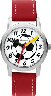 De GARONNE KIDS FOOTBALL horloge met modelnummer KQ25Q476 is een opvallend polshorloge in rood/wit. Het horloge heeft een metalen kast en een rode band. Er is geen datumaanduiding aanwezig. Dit horloge past perfect bij sportieve outfits en voegt een speels element toe aan elke gelegenheid. Ideaal voor dagelijks gebruik door actieve kinderen.