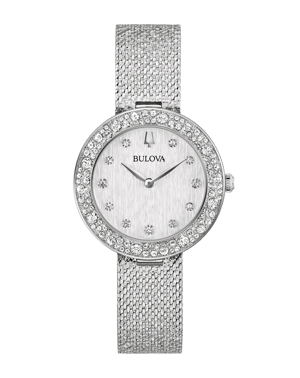 Bulova - Phantom dames horloge staal bezet met zirconia's - 96L329