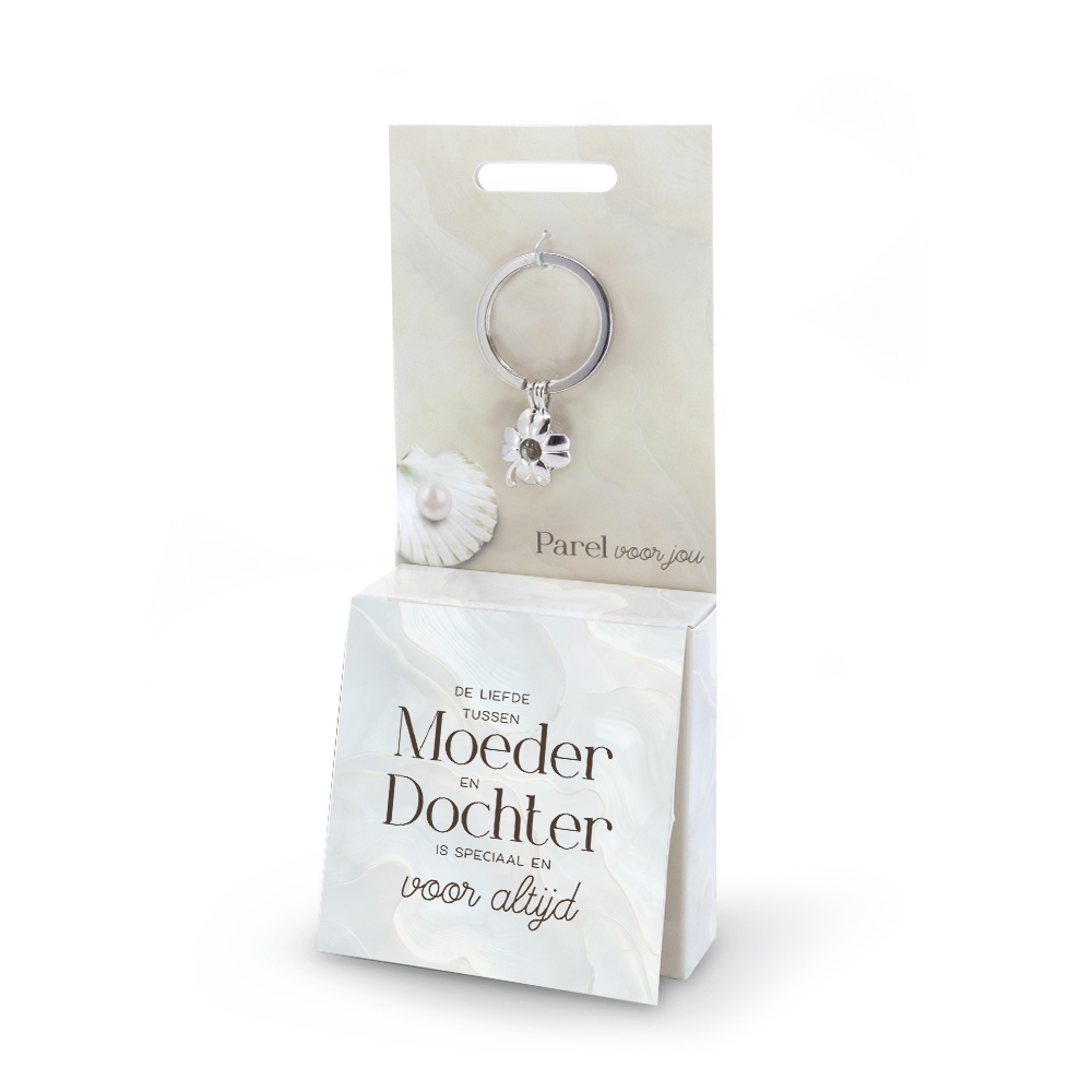 Of het nu gaat om een lief gebaar voor een dierbare of een gelukswens voor een
speciaal moment, deze sieraden en sleutelhangers met verborgen parel zijn uniek,
origineel en heel bijzonder om cadeau te geven én te krijgen.
