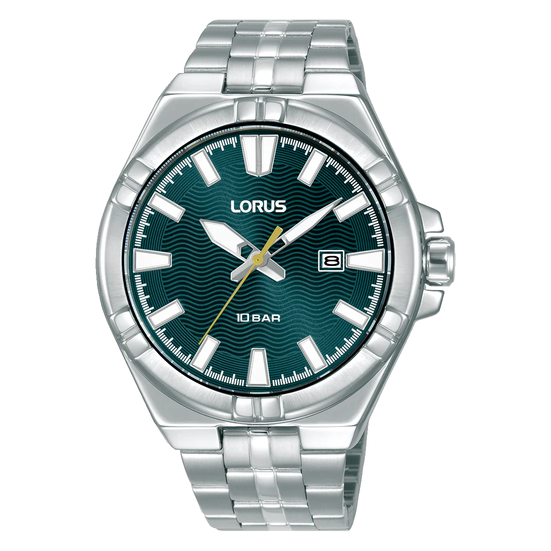 RH977RX9 LORUS MENS QUARTZ SS BLUE 100M WR