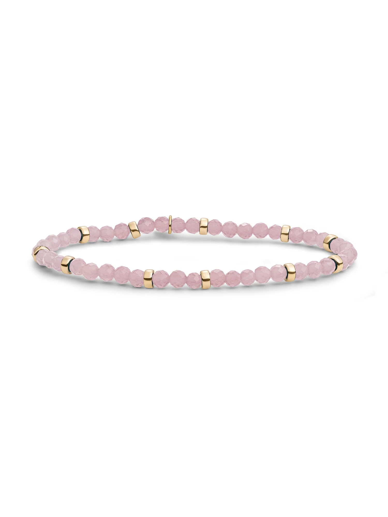 Elegante armband met zachte pink opalite edelstenen. Tijdloos en verfijnd, een subtiele eyecatcher voor elke gelegenheid.