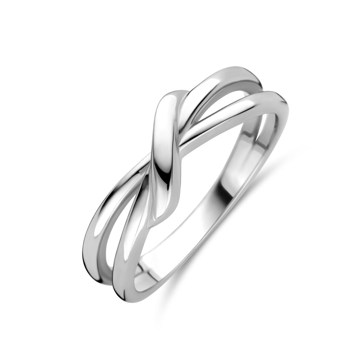 zilveren ring zonder steen, 