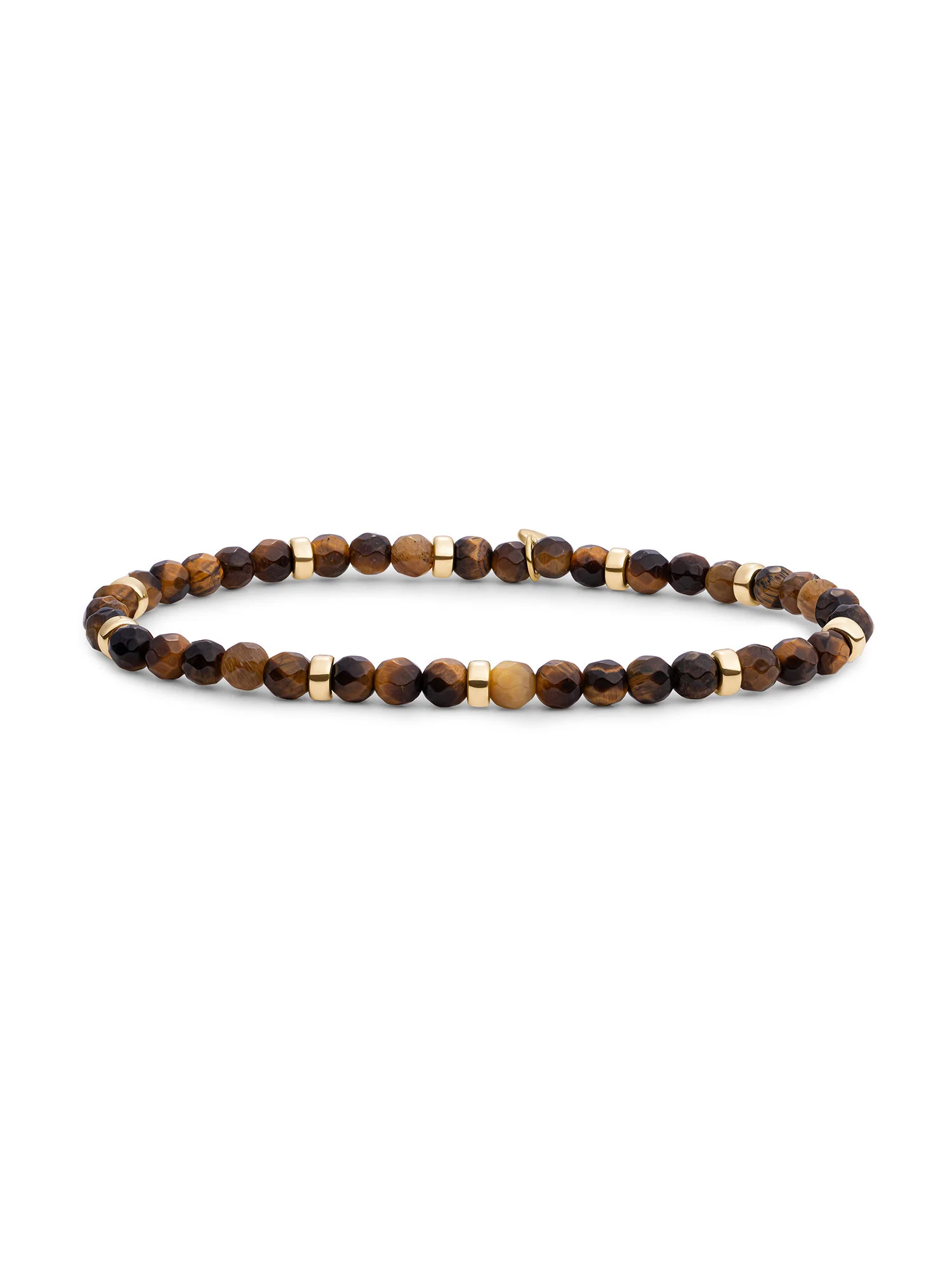 De Roundel Interstellar Armband Tiger Eye is een sieraad dat natuurlijk karakter combineert met een moderne afwerking. De gladde ronde schakels voelen prettig aan en maken de armband geschikt voor dagelijks gebruik. De Tiger Eye edelsteen laat subtiel gouden en bruine nuances zien, die het licht op een betoverende manier vangen. De steen is geliefd om haar symboliek van focus en innerlijke kracht. Deze armband is perfect voor vrouwen die houden van sieraden met een verhaal en uitstraling. Mooi bij aardetinten of om juist contrast te creëren in een lichtere outfit.