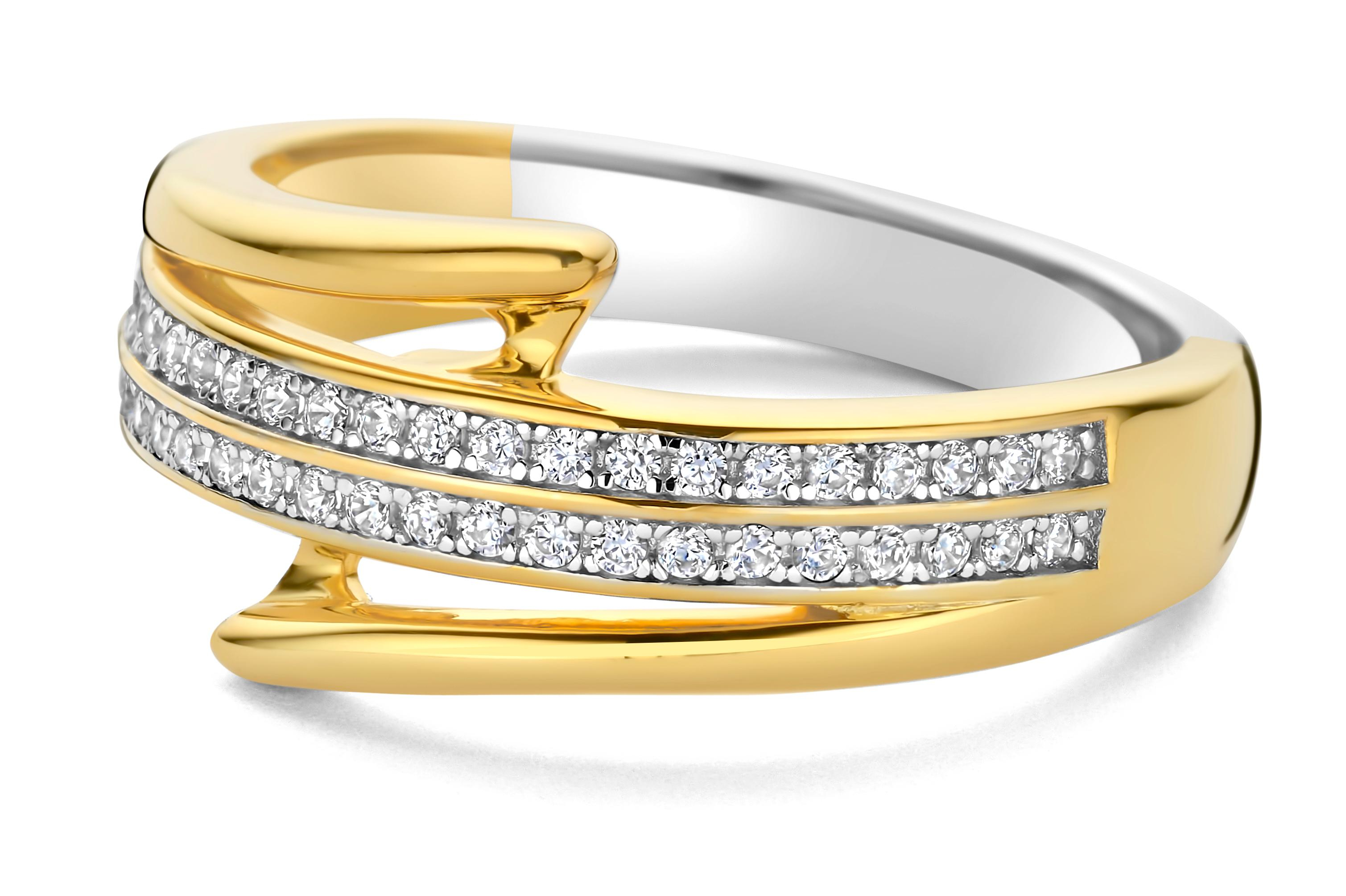 De R2522G-54 ring valt onder de categorie juwelen en is een verfijnd sieraad om te dragen voor speciale gelegenheden. Draag deze elegante ring aan je ringvinger of wijsvinger voor een stijlvolle uitstraling. Combineer met bijpassende sieraden voor een complete look. Voeg een vleugje verfijning toe aan je outfit met deze prachtige ring.