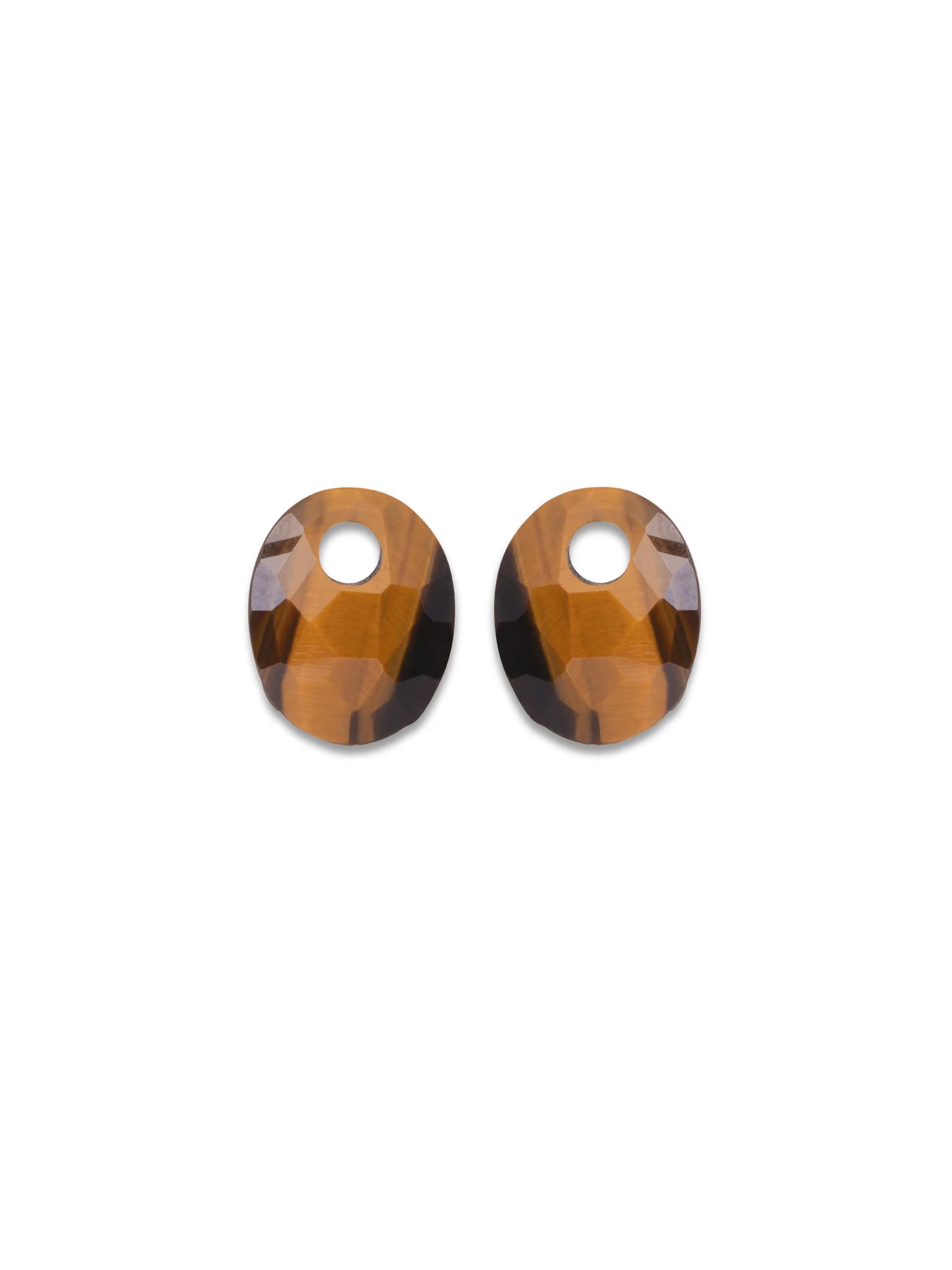 Voeg een warm en aards accent toe aan je sieraden met de Small Oval Tiger Eye edelstenen. Deze handgeslepen stenen zijn speciaal ontworpen voor gebruik met de creolen en oorstekers van Sparkling Jewels. De ovalen vorm ligt elegant langs het oor, terwijl de natuurlijke glans van de tijgeroog een subtiel maar opvallend effect geeft. De rijke, bruine schakeringen maken elke steen uniek en passen prachtig bij zowel gouden als zilveren basisstukken. Door het verwisselbare ontwerp creëer je eenvoudig een nieuwe look, afgestemd op je outfit of stemming. Een stijlvol, veelzijdig detail voor je persoonlijke oorbelcollectie.