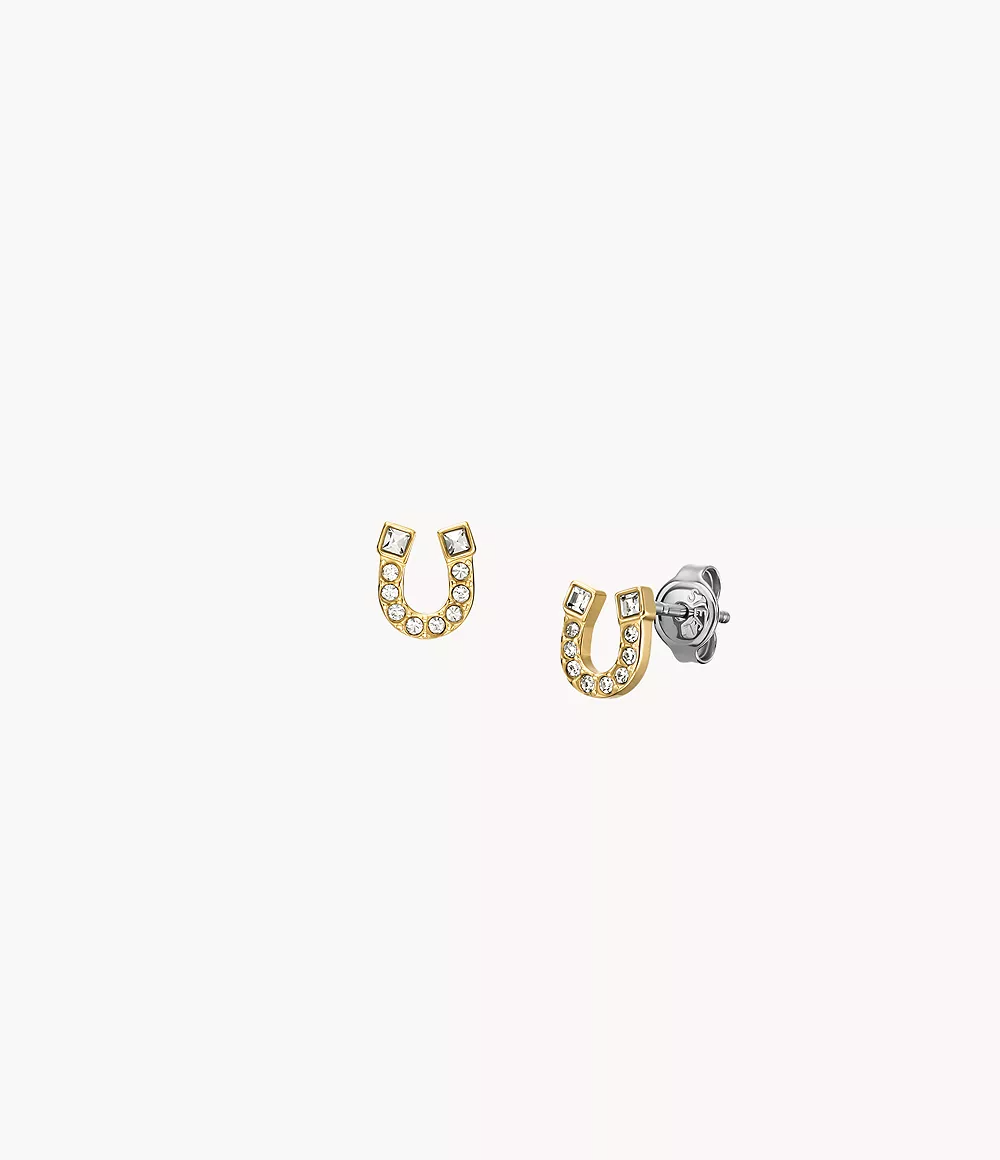 Deze Fossil oorbellen zijn gemaakt van RVS en hebben een goudkleurige look. De oorbellen zijn geschikt voor dames, sluiten goed en passen bij veel outfits. Je draagt ze makkelijk elke dag.