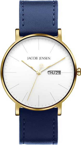Dit is een horloge van het merk Jacob Jensen gemaakt voor heren.
De specificaties zijn als volgt:
Kastmaat: 40 mm
Kastdikte: 8
Bandlengte: 19
Bandbreedte: 20
Waterdichtheid: 5 ATM / 50 Meter / 165 Feet
Dit horloge heeft de volgende functies/eigenschappen:
Datumaanduiding
Dagaanduiding