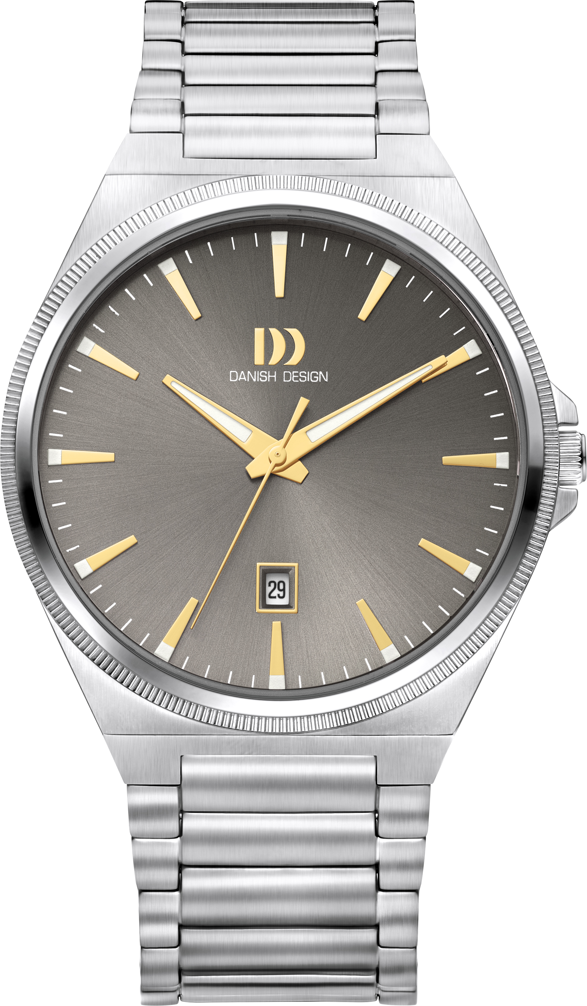 Dit is een horloge van het merk Danish Design gemaakt voor heren.
De specificaties zijn als volgt:
Kastmaat: 40 mm
Kastdikte: 7,5 mm
Bandlengte: 180
Bandbreedte: 22
Waterdichtheid: 5 ATM / 50 Meter / 165 Feet
Dit horloge heeft de volgende functies/eigenschappen:
Datumaanduiding