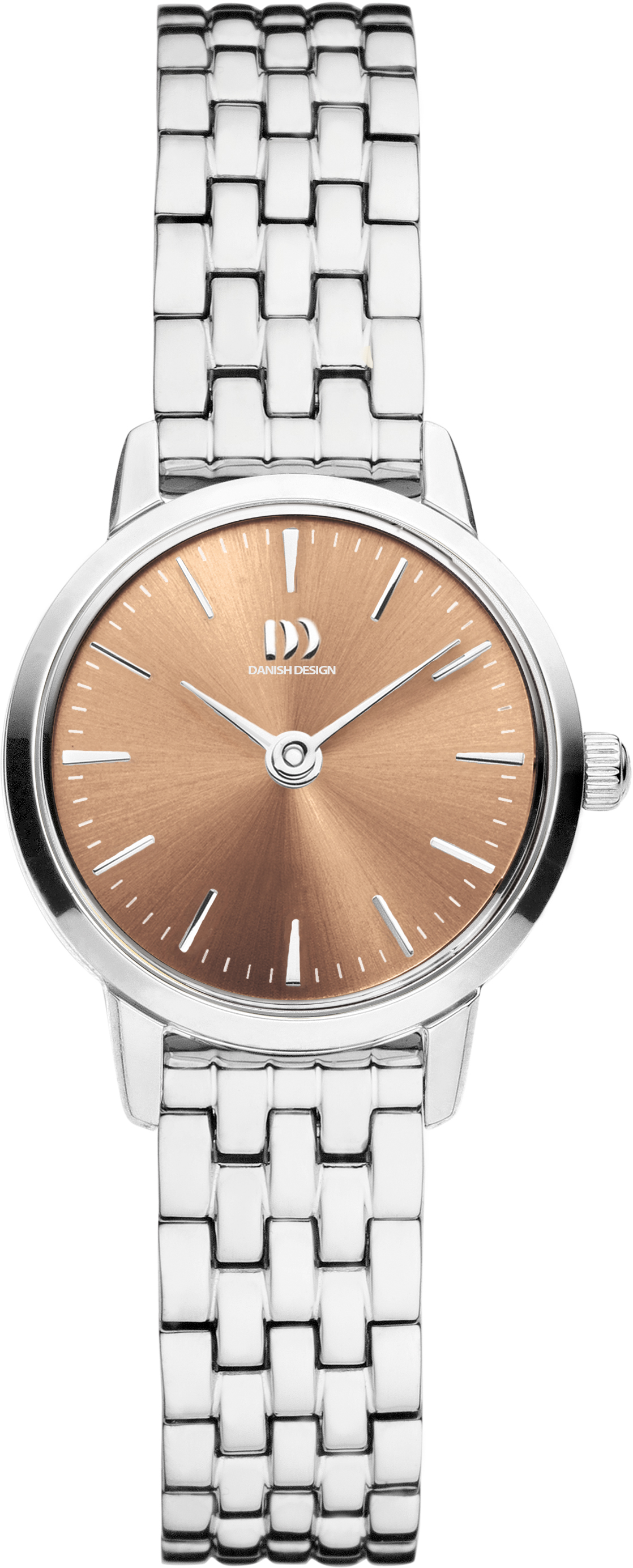 Dit is een horloge van het merk Danish Design gemaakt voor dames.
De specificaties zijn als volgt:
Kastmaat: 22 mm
Kastdikte: 6,2 mm
Bandbreedte: 10
Waterdichtheid: 3 ATM / 30 Meter / 100 Feet