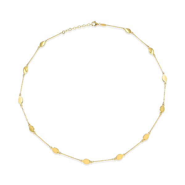 Dit is een collier van het merk Swing Jewels gemaakt voor dames. 18 karaat geel goud collier