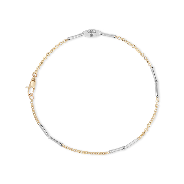 Swing Jewels 14 karaats geel-witgouden armband 18 cm