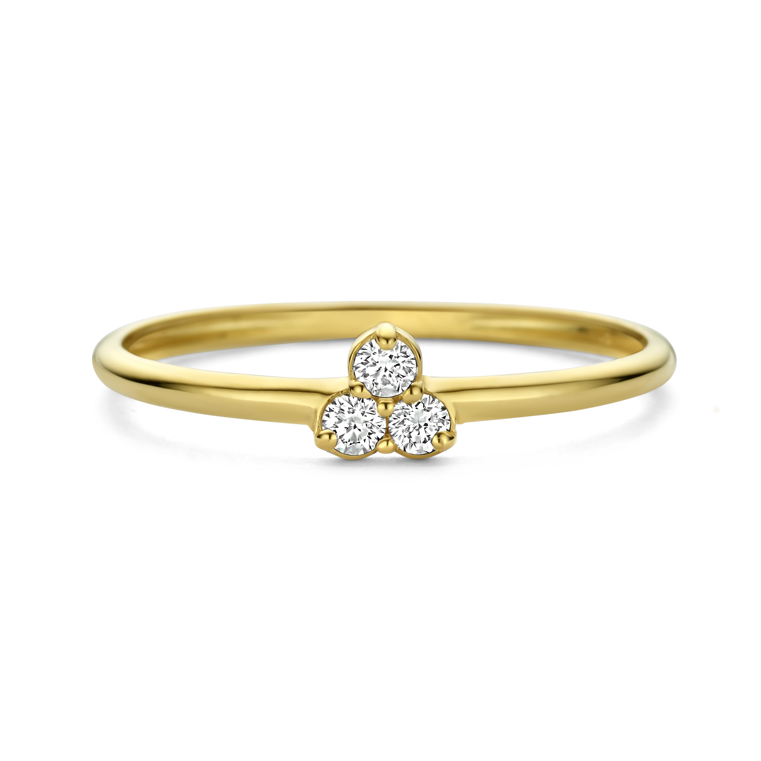 De SWING JEWELS RING in 14 karaats geelgoud met een diamant van 0,11 ct (modelnummer SWGDR0057-Y-56) is een verfijnd juweel. Gemaakt van goud en in maat 56, is het een elegante ring zonder glans. Deze ring is ideaal voor dagelijks gebruik of speciale gelegenheden en voegt een subtiele luxe toe aan elke outfit.