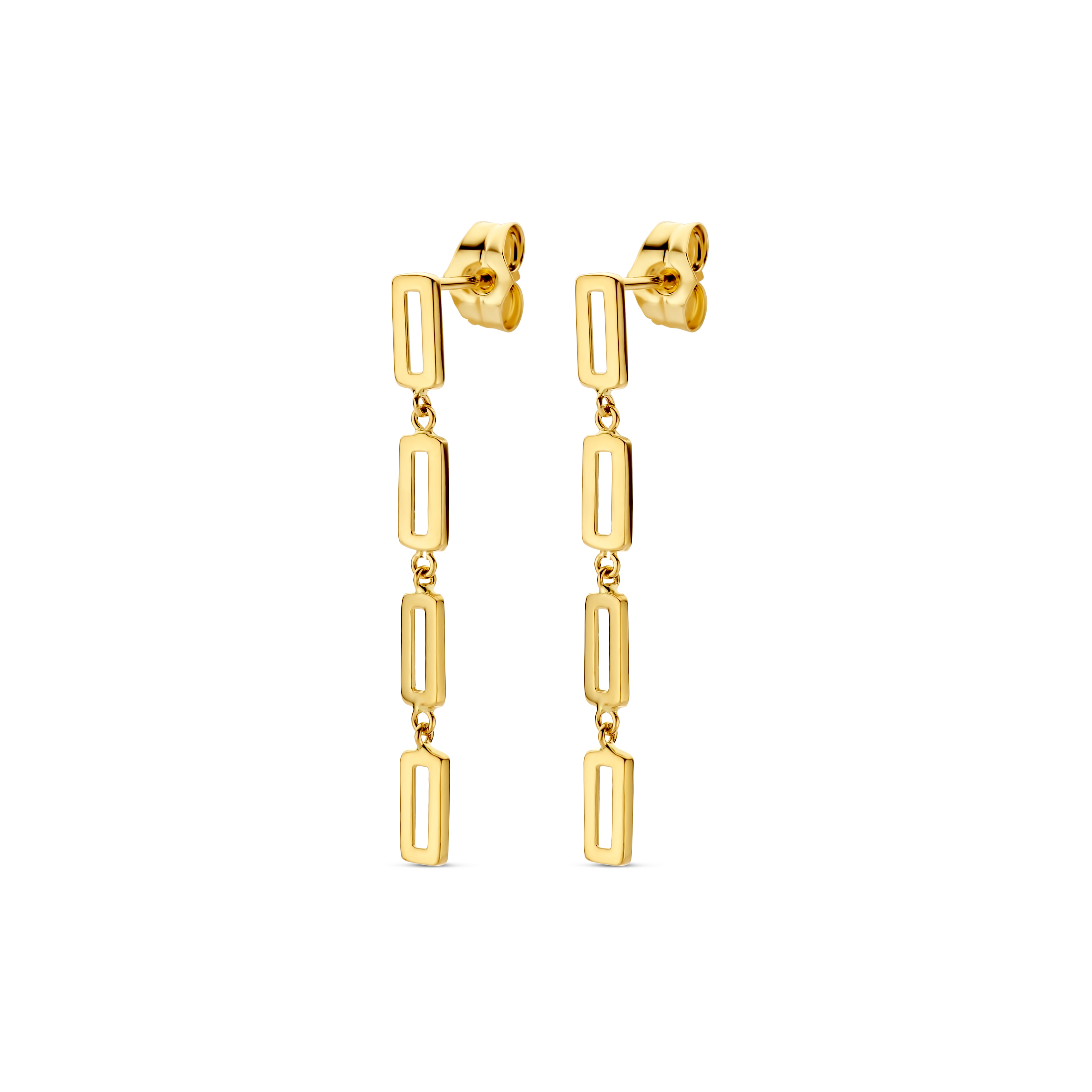 Dit zijn oorbellen van het merk Swing Jewels gemaakt voor dames.