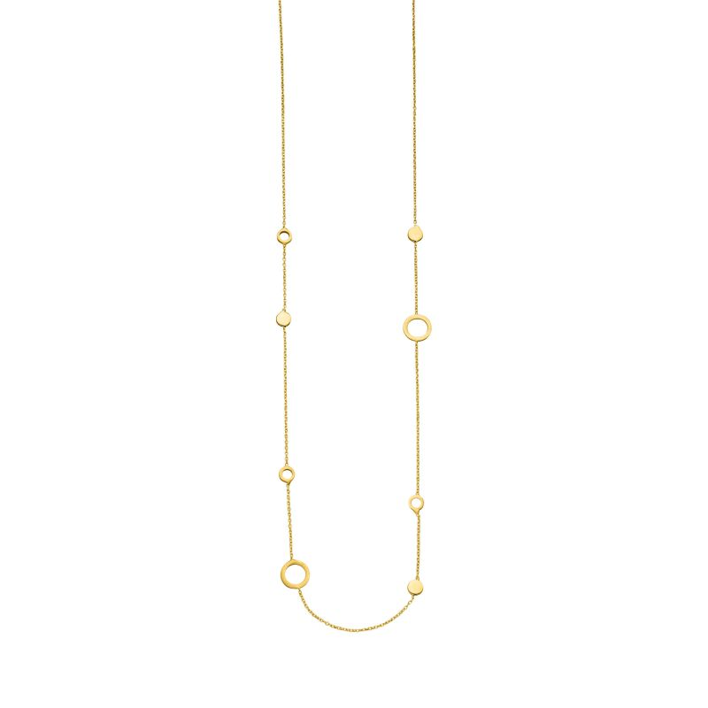 Geelgoud collier