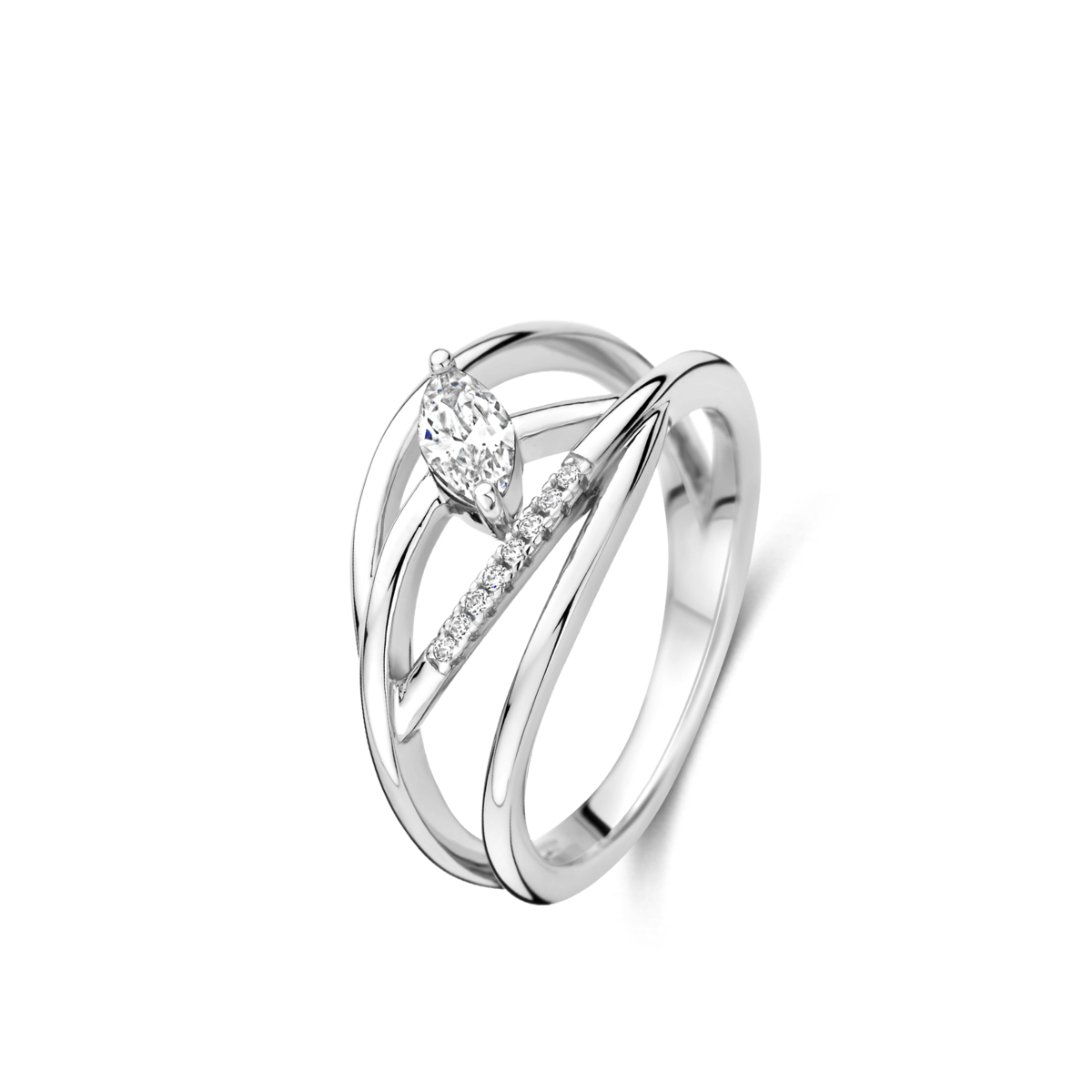 Een schitterende ring gemaakt van 925 sterling zilver uit de collectie van Naiomy Silver. Verkrijgbaar in verschillende maten. Draag hem als een opvallend modestatement of als aanvulling op je dagelijkse outfit. Perfect voor elke gelegenheid!