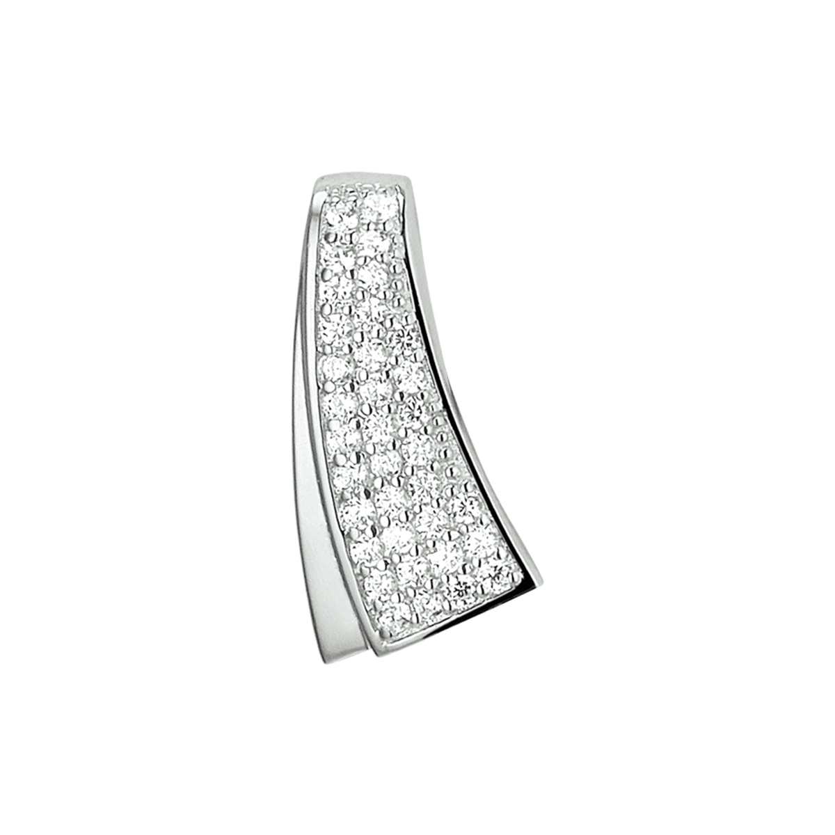 hanger zirkonia zilver gerhodineerd