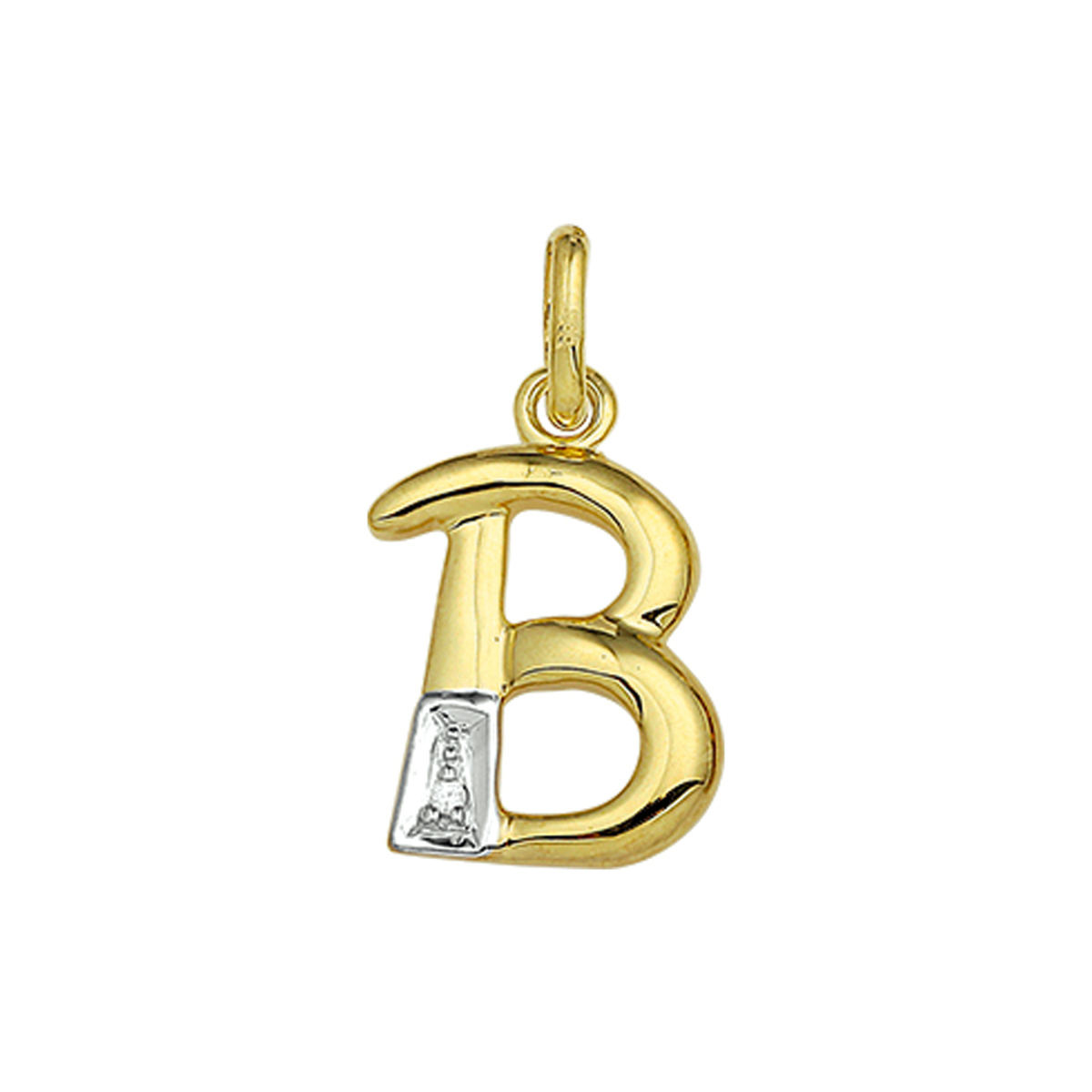 Creeer een heel persoonlijk collier met deze diamant letter hanger. Kies de initialen van een dierbare je geliefde of misschien wel gewoon die van jezelf!