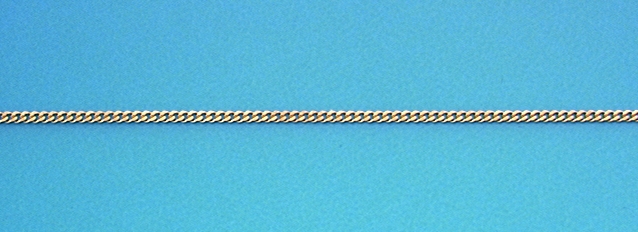 Geelgouden collier met gourmet schakel.