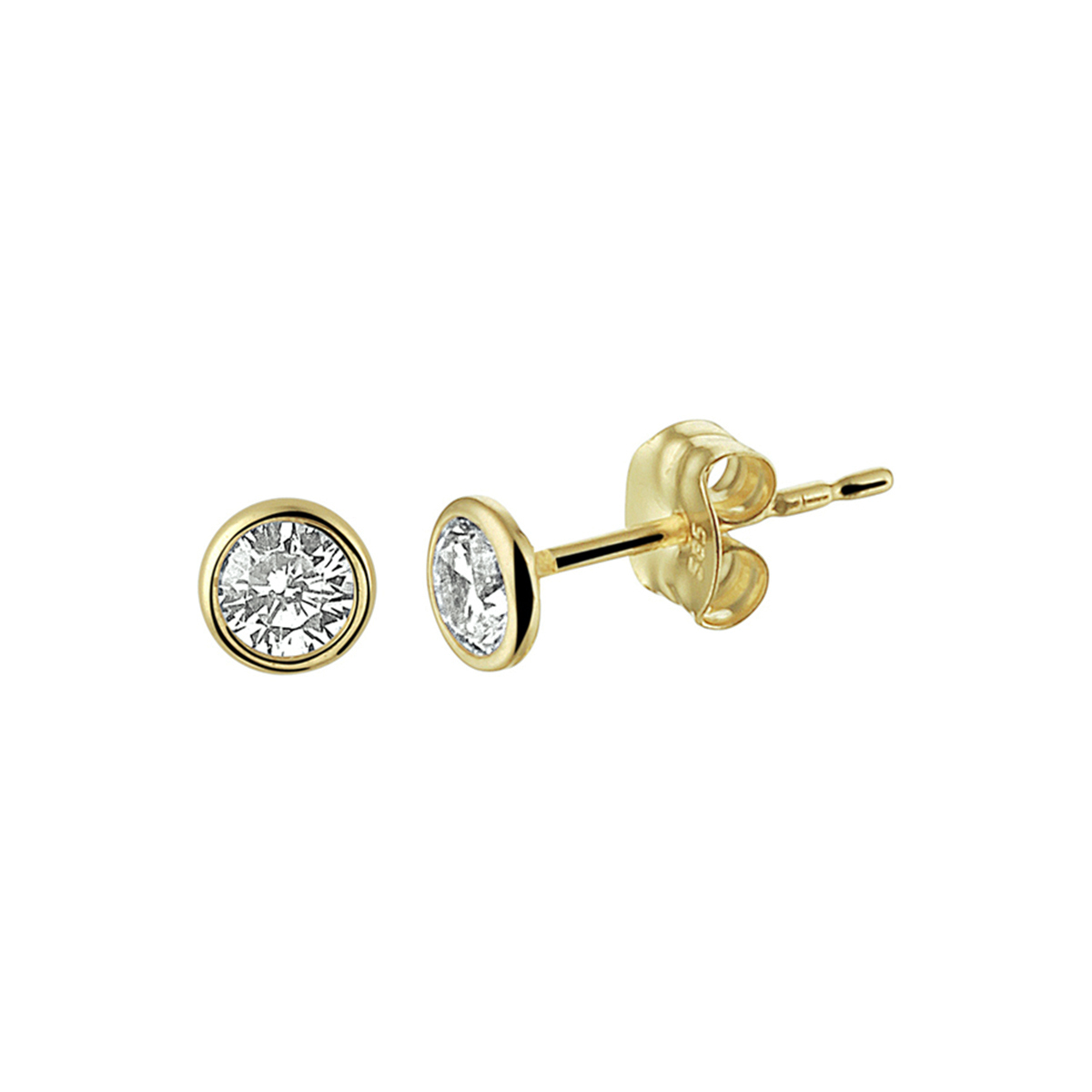 Een goede garderobe begint bij de basis en hetzelfde geldt voor een tijdloze sieradencollectie! Deze basic oorknoppen passen bij iedere outfit en zijn met veel andere sieraden te combineren. Details: geelgouden oorknoppen met schitterende zirkonia.