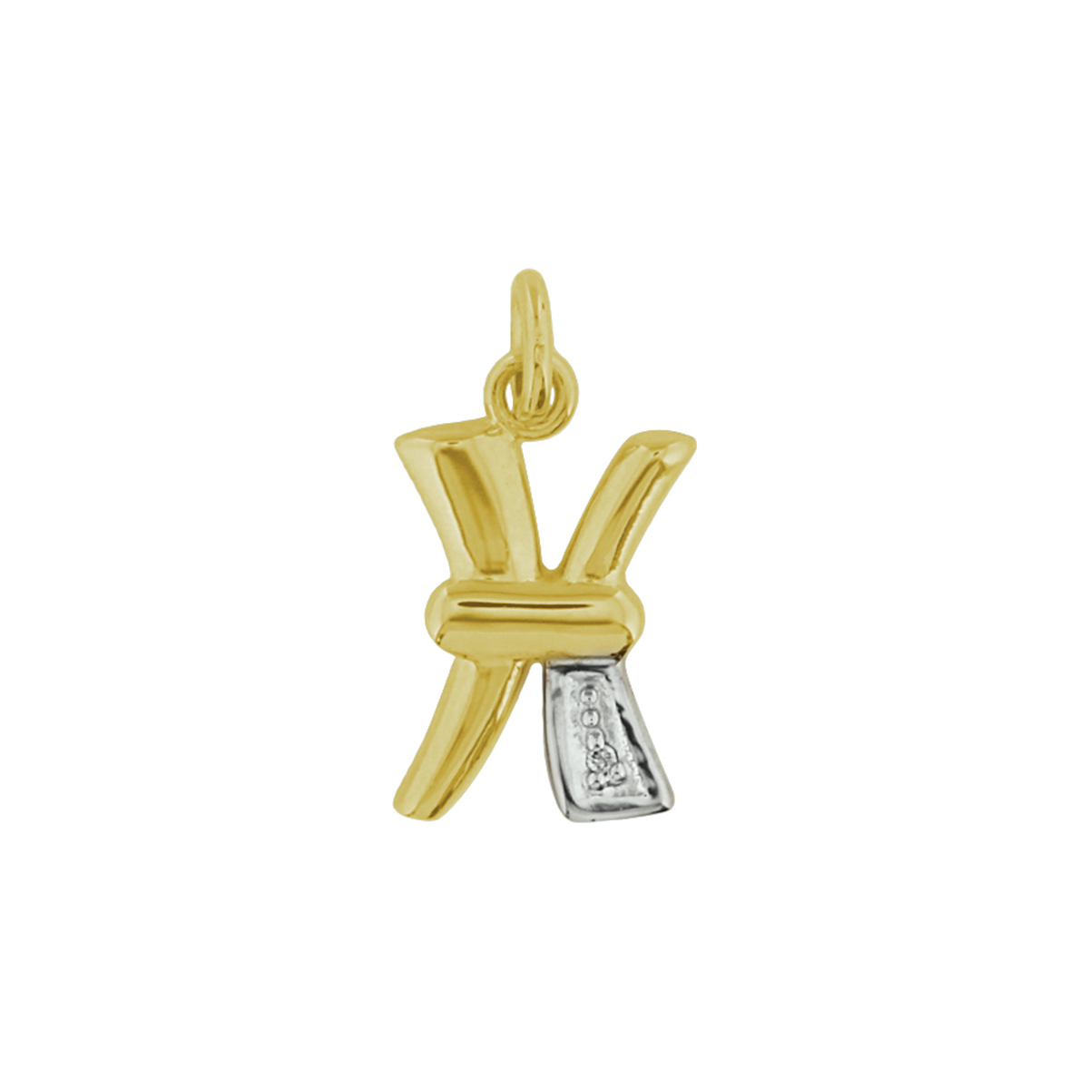 Creeer een heel persoonlijk collier met deze diamant letter hanger. Kies de initialen van een dierbare je geliefde of misschien wel gewoon die van jezelf!