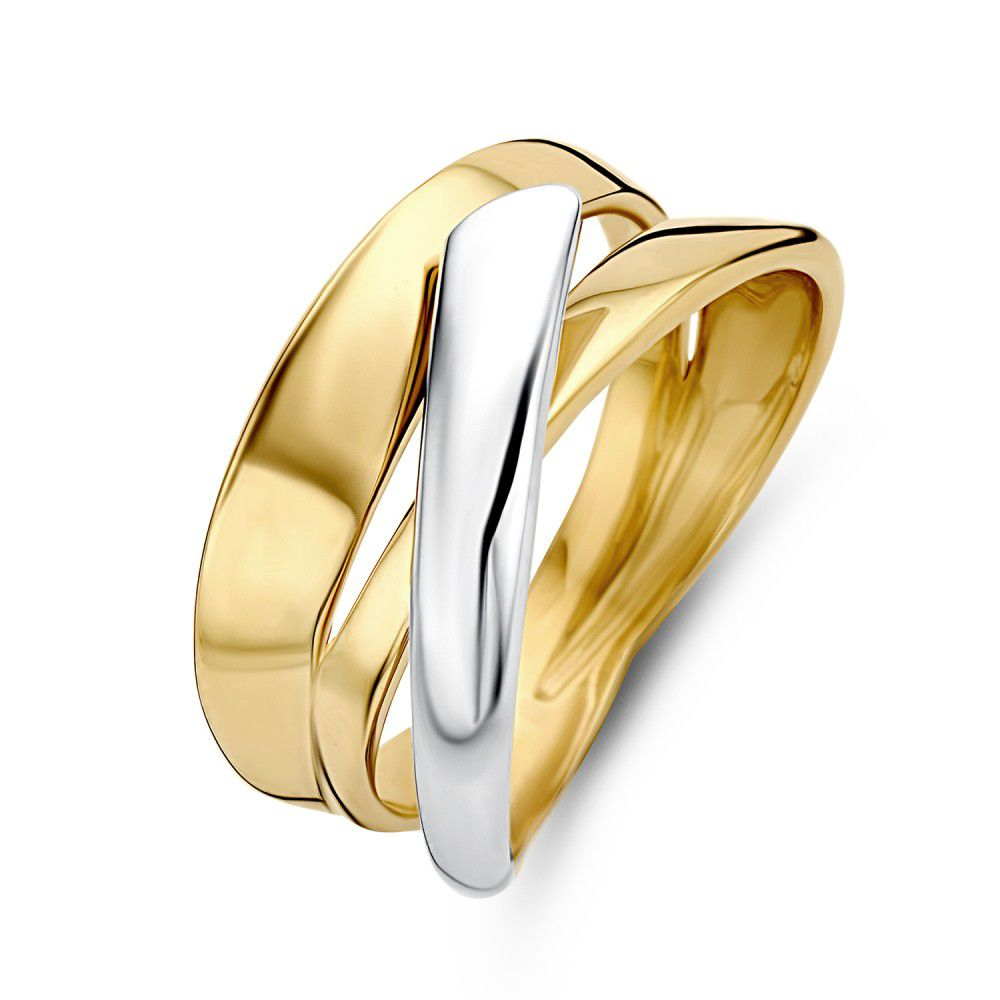 De EXCELLENT JEWELRY Gouden ring is een prachtige bi-color ring die de perfectie van goud combineert. Deze uniek ontworpen juweel past bij elke stijl. Draag hem solo voor een verfijnde uitstraling of combineer met andere ringen voor een gedurfd statement. Ideaal voor dagelijks gebruik of speciale gelegenheden. Voeg luxe toe aan je collectie!