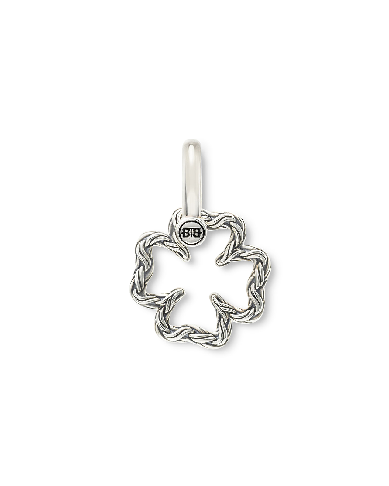 Buddha to Buddha - Zilveren hanger Katja Mini Clover 058 one - 001J090580100